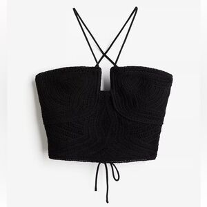 NWT Crochet Crop Top